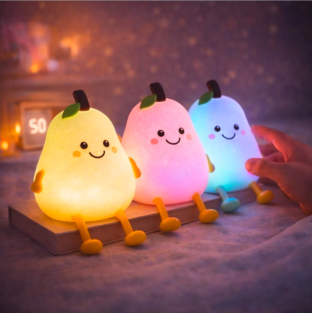 Lampada notturna LED a forma di pera